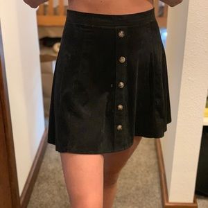 Suede Skirt